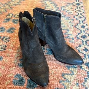 Frye short suede booties